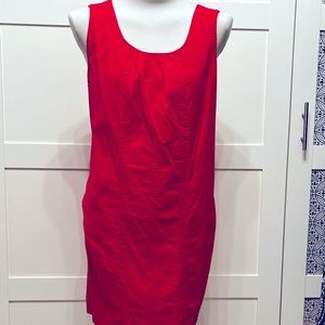 Hot pink shift dress